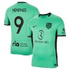 Jalkapallo Pelipaidat/Peliasut Atlético Madrid Memphis 9 Kolmaspelipaita 2023-24